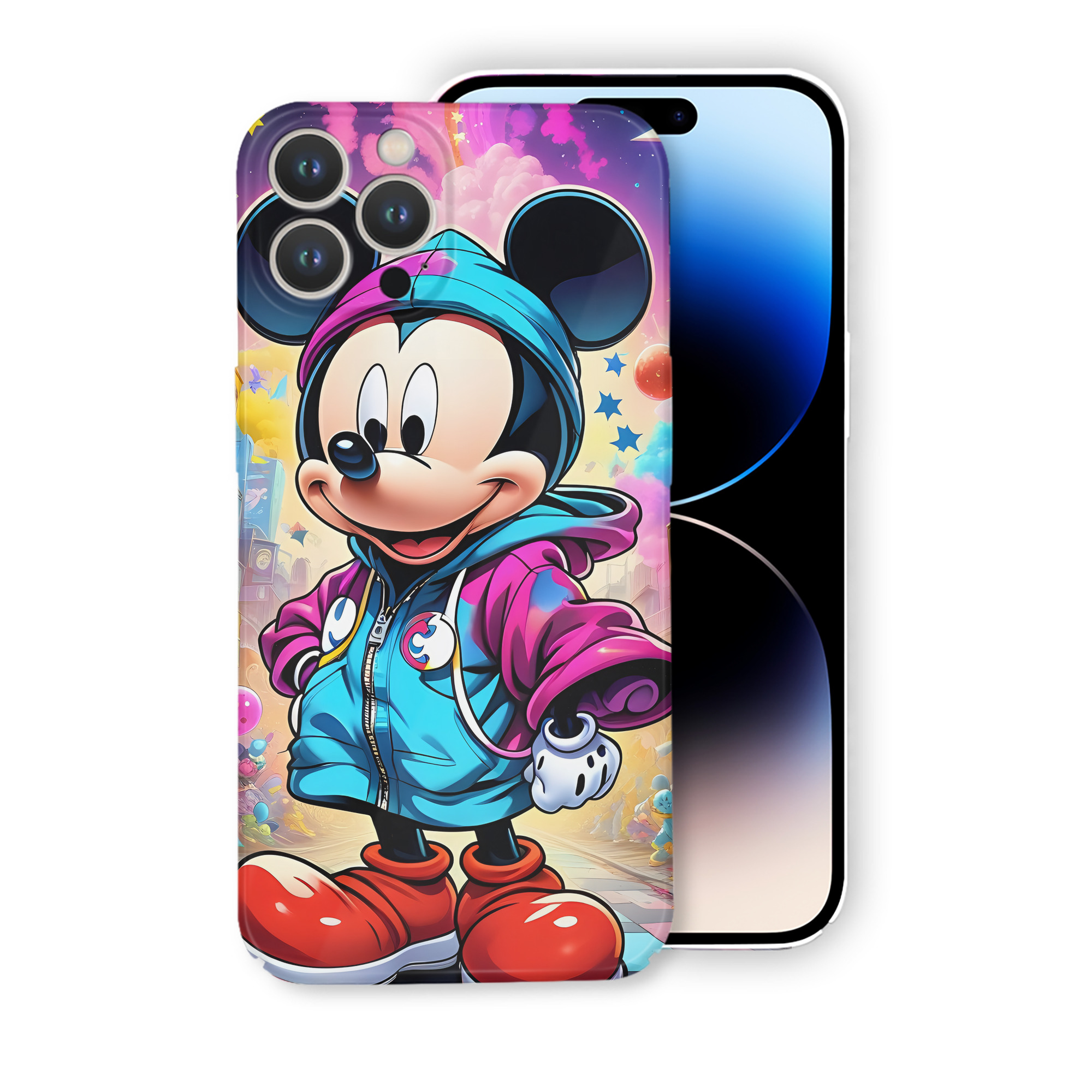 （画像用） ミッキーマウス Mickey Mouse 【iPhone 14シリーズ対応】ハードケース